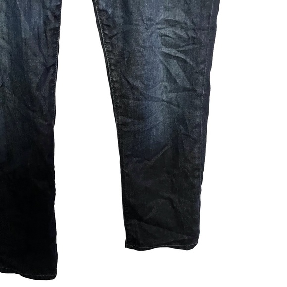 JOE'S SLIM FIT Dark Wash Stretch Distressed Blue Jeans Tencel Blend sz 32 x 29 - Picture 3 of 16